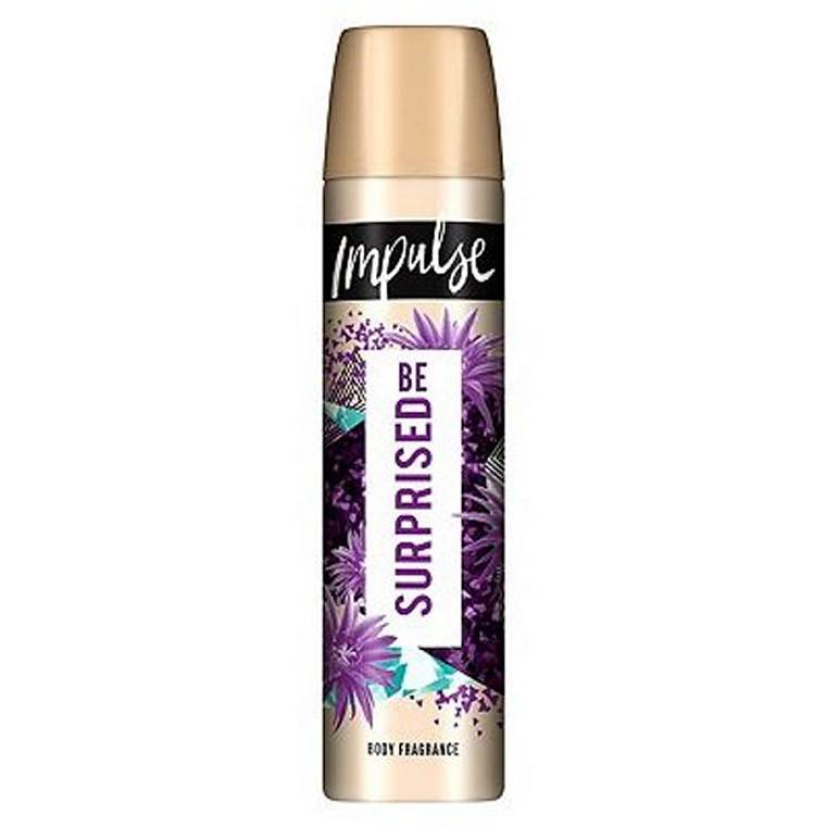 Impulse Body Spray 75Ml Be Surprised