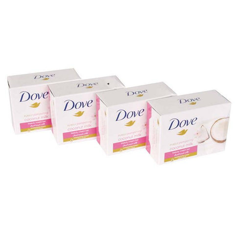 Dove Soap Coconut Milk, 4pk