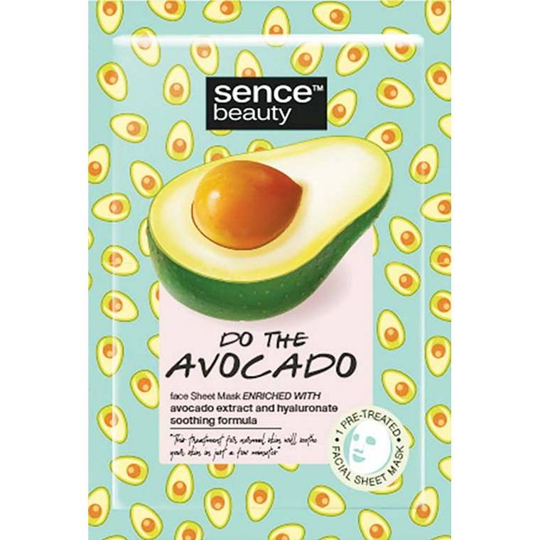 Sencebeauty Face Mask Avocado 20Ml Display