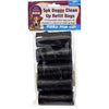 Dog Clean Up Refill Black Bags, 5 RollsX15pcs