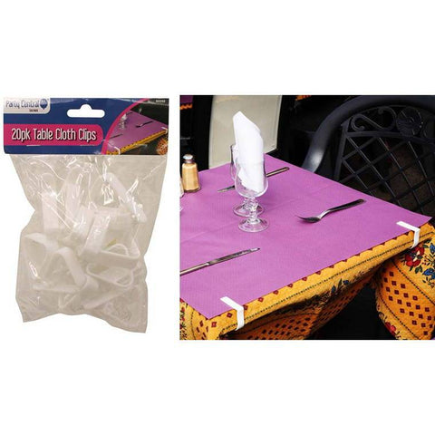 Tablecloth Clips, 20pk