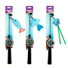 Cat Toy Fishing Rod Teaser, 35cm, 3 Assorted