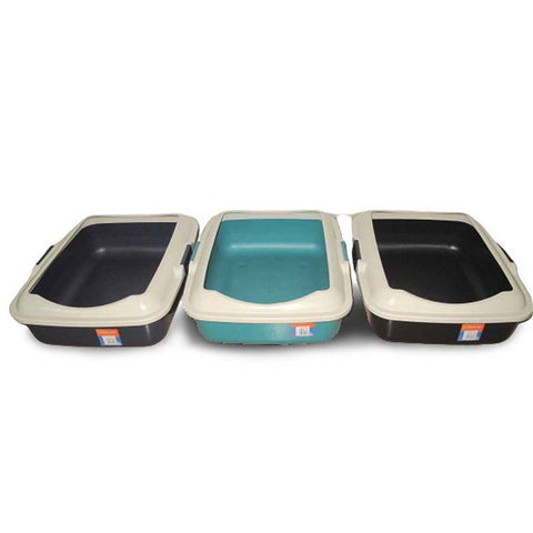 Cat Litter Tray Toilet, 3 Assorted