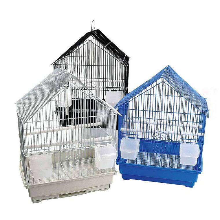 Bird Flight Cage with Castor Wheels, 3 Assorted