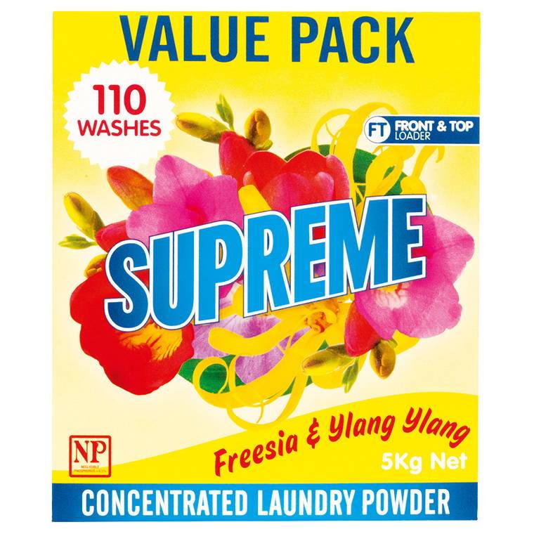 Supreme Laundry Powder Freesia and Ylang, 5Kg