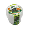 Lemon and Lime Food Containers Round 500Ml Pk 6