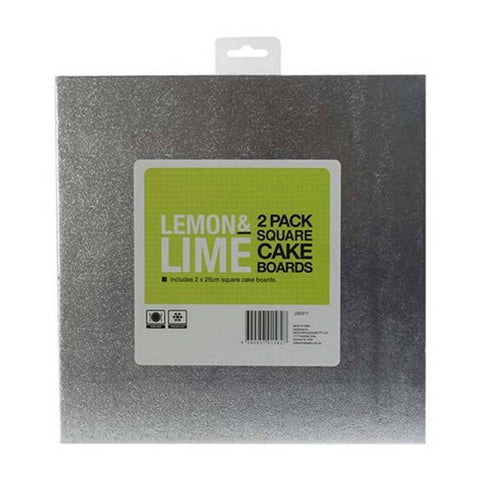 Cake Boards, Square, 2pk, 25cm