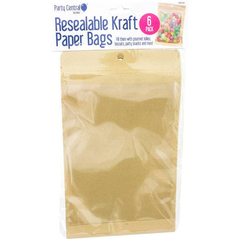 Bags Eco, Resealable, 15X24.5cm, 6pk