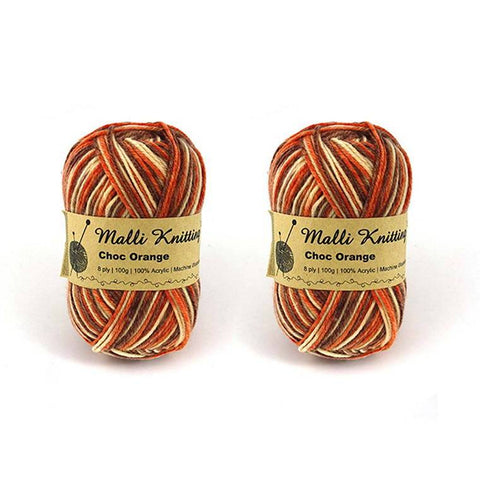 Chocorange Multi Coloured Yarn