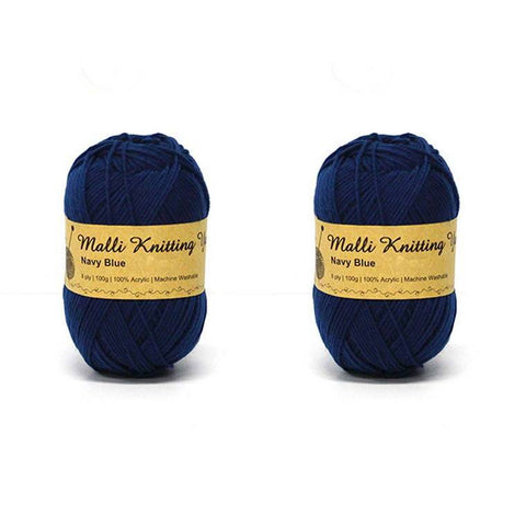 Navy Blue Yarn