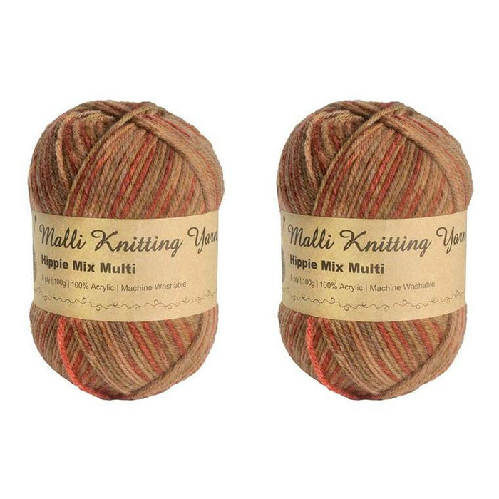 Hippie Mix Coloured Yarn