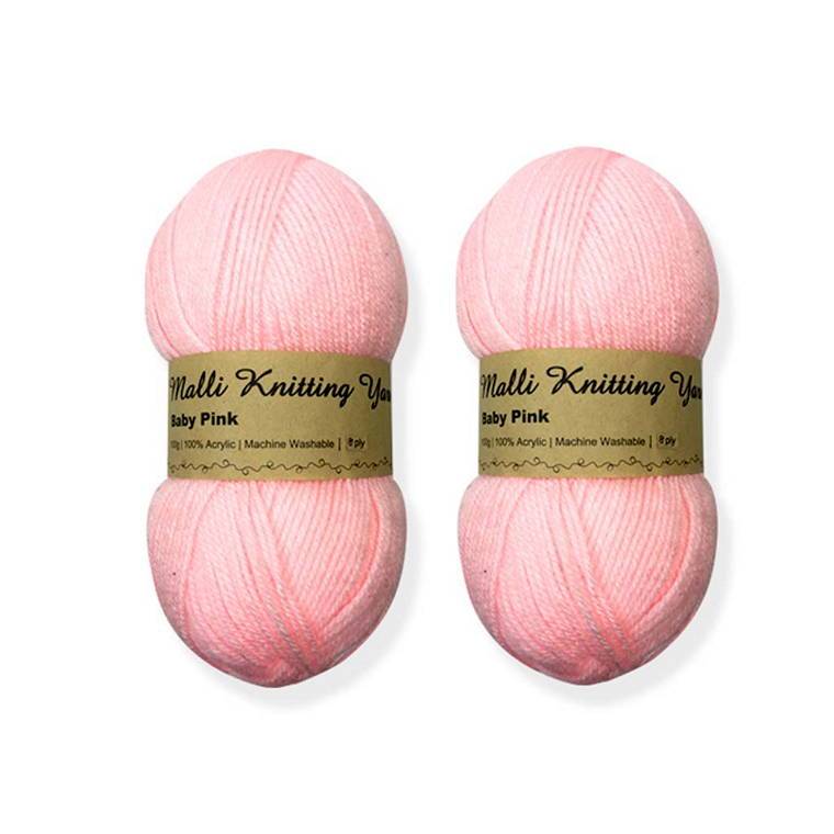 Acrylic Baby Yarn Pink