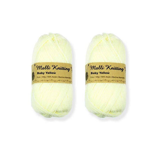 Acrylic Baby Yarn Yellow