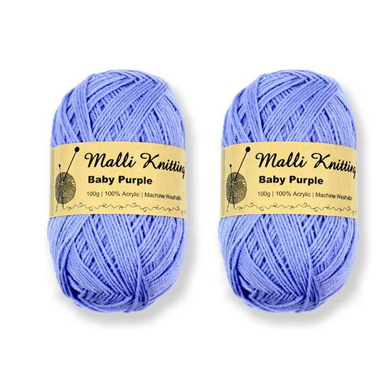 Acrylic Baby Yarn Purple