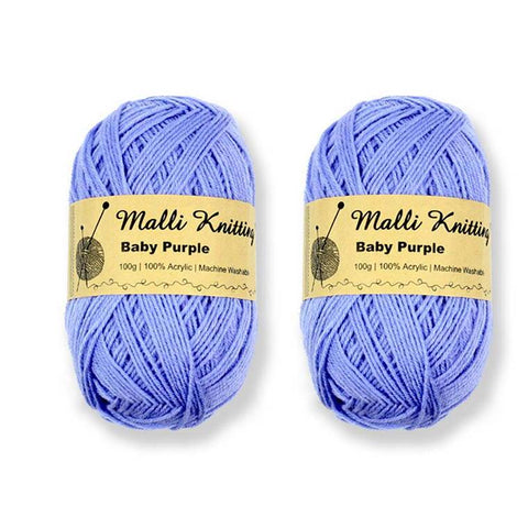 Acrylic Baby Yarn Purple