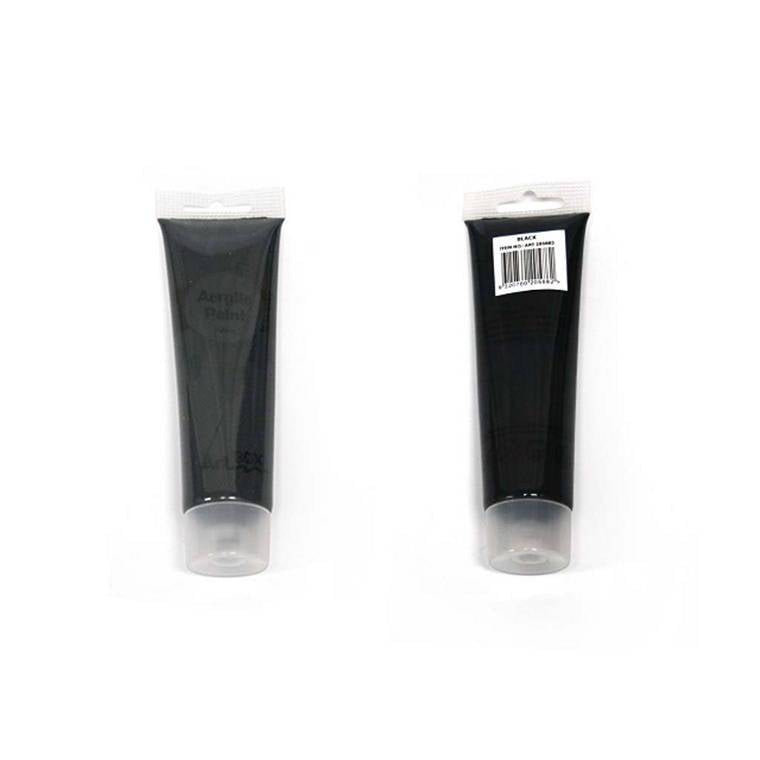 Acrylic Paint Tube, Black