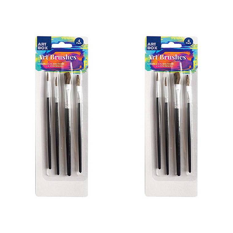 Fine Art Brush Set, 4pk