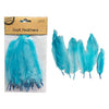 Craft Blue Feathers, 50pk, 14cm