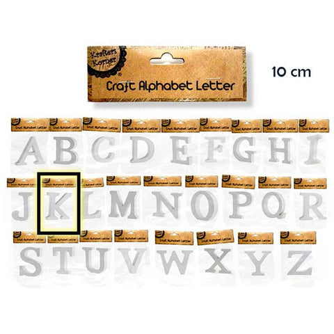 Alphabet Letters, K, 10cm