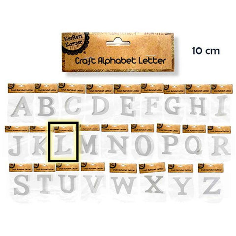 Alphabet Letters, L, 10cm