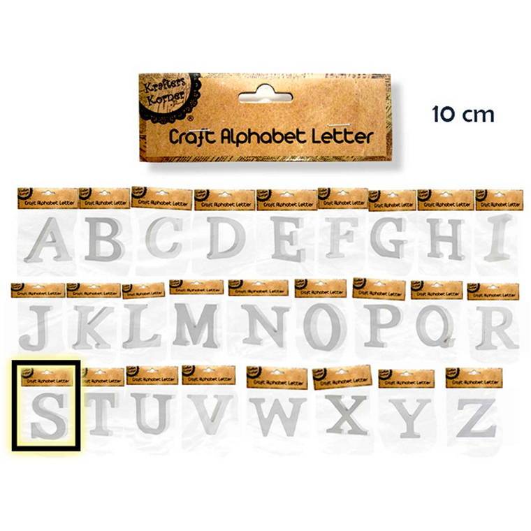 Alphabet Letters, S, 10cm