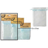 Organza Bag, Light Blue, 4pk