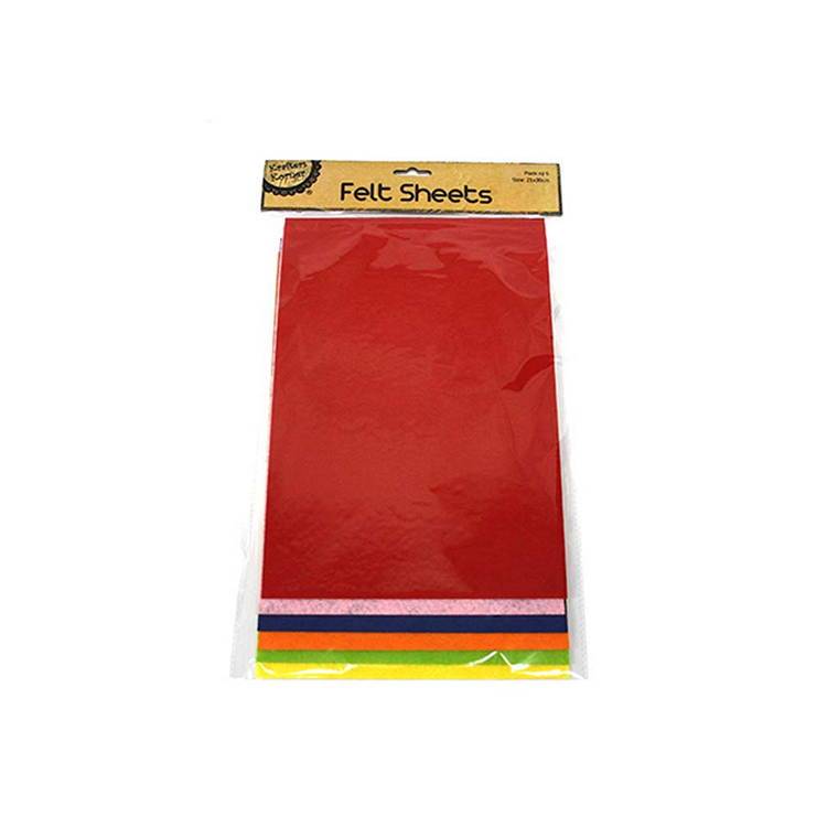 Craft Felt Sheets, 6pk