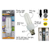 Energy Saver Lights, Cool White, 75W/15W Pin