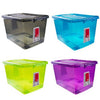 Storage Tub, Heavy Duty, 90L, 4 Assorted