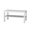 My Home Coffee Table With Shelf White