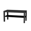 My Home Coffee Table With Shelf Black