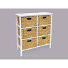 Airlie 6 Drawer Tallboy White