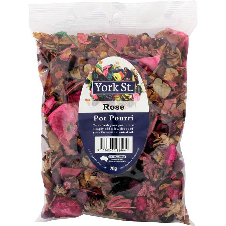 York St Pot Pourri, Scented, 70g