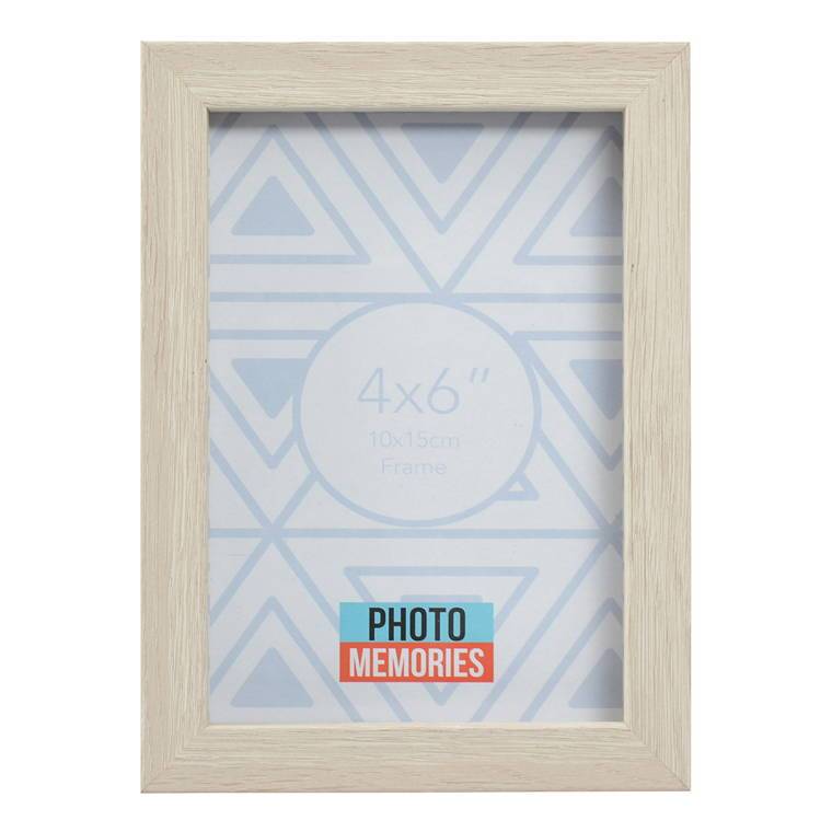 Photo Memories Osmond, 4X6in, White Wash