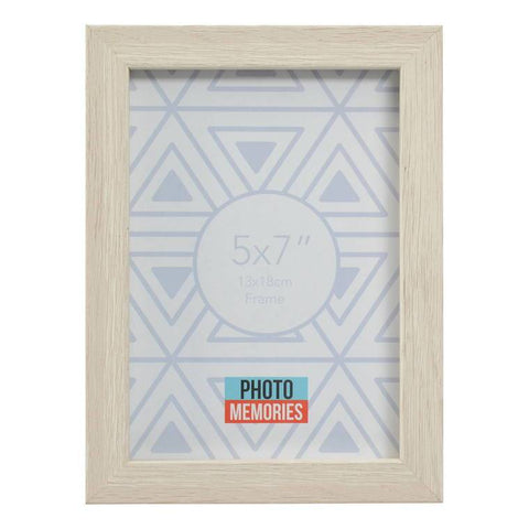 Photo Memories Osmond, 5X7in, White Wash