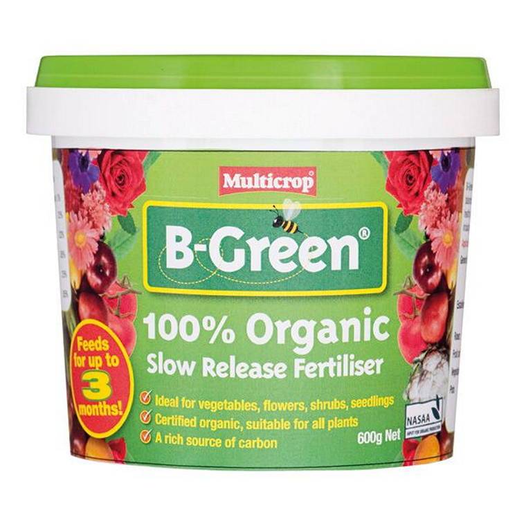 B Green 100 Percent Organic Slow Release Fertilizer, 600g