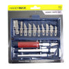 Hobby Knife Set, 13pcs