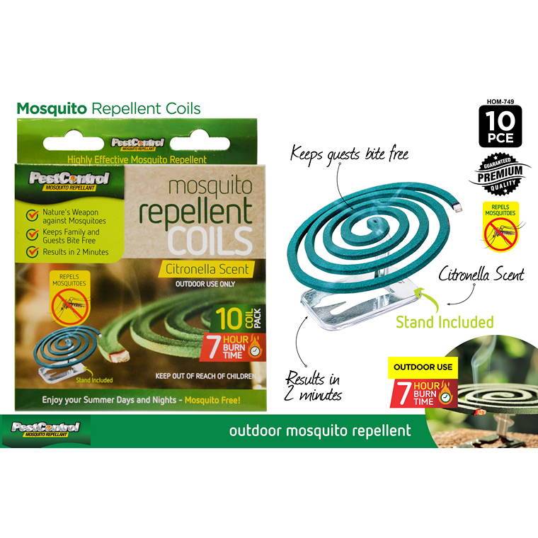 10pce Mosquito Repellent Incense Coils - 30KG