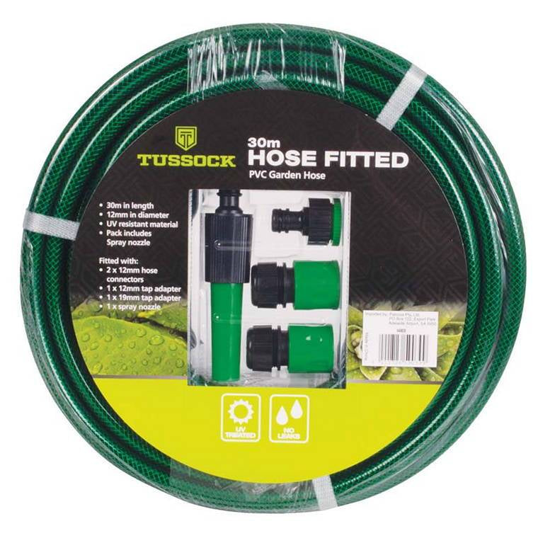 Garden Hose with Connections, 30m