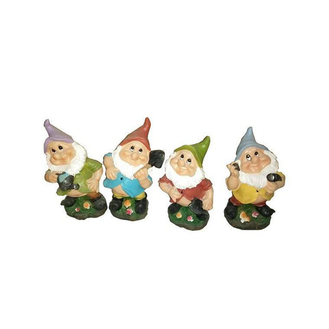 Garden Gnome, 9X6.5X16cm, 4 assorted