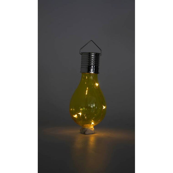 Solar Colourful Bulb Light, 4 LED