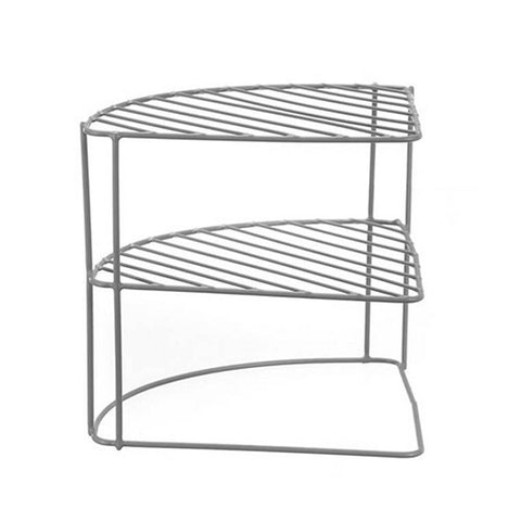 Wire Corner Kitchen Rack, 22X22X21.5cm, 2 Assorted