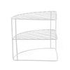 Wire Corner Kitchen Rack, 22X22X21.5cm, 2 Assorted