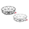 Wire Diamond Fruit Basket, 28x10cm, 2 Assorted