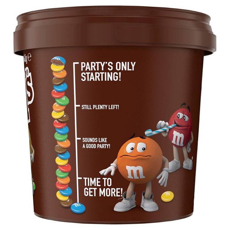 MandMs Milk Chocolate Mega Bucket, 640g