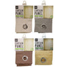 Home Master Curtain Panel, Natural, 4 Assorted