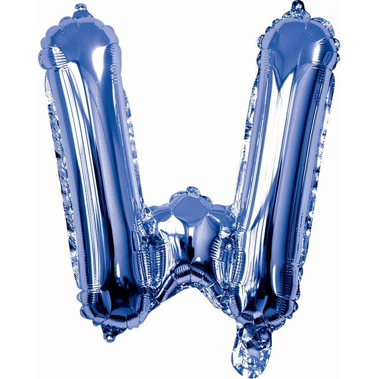 Balloon Foil 35Cm Blue W