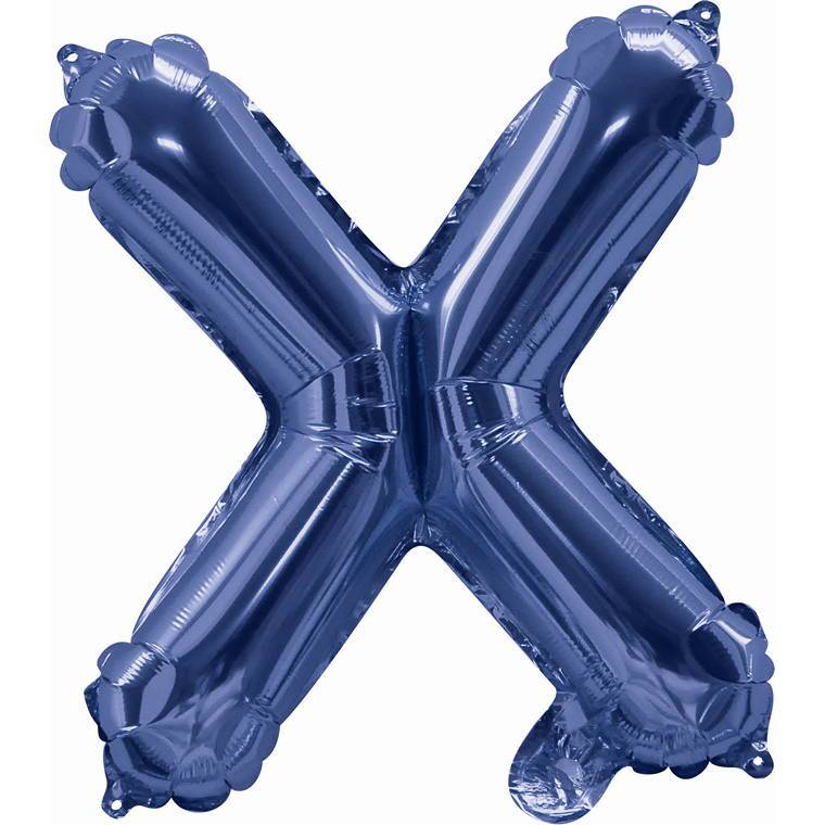 Balloon Foil 35Cm Blue X