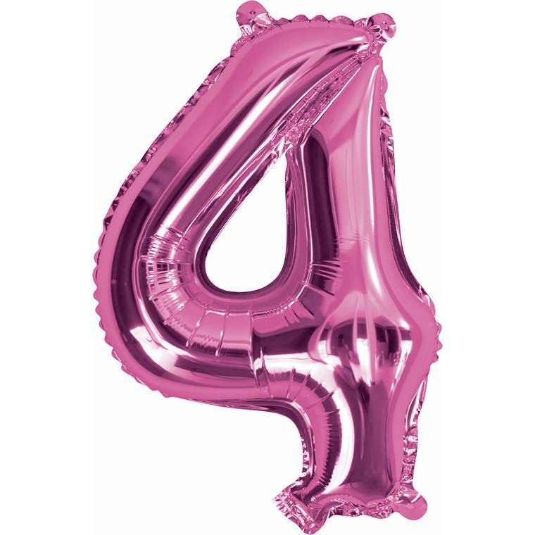 Balloon Foil 35Cm Pink 4