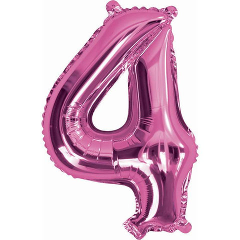 Balloon Foil 35Cm Pink 4